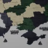 Деревʼяна карта України із дерева 3D без підсвітки колір Alpine