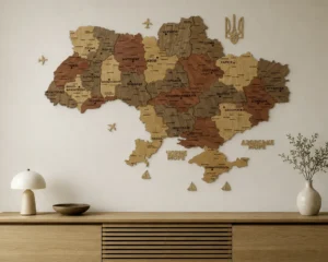 bagatosharova-karta-ukrainy-bez-pidsvitky-amber-01.webp Багатошарова карта України на стіну без підсвітки колір Amber