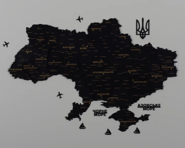 bagatosharova-karta-ukrainy-bez-pidsvitky-black-02.webp Багатошарова карта України на стіну без підсвітки колір Black