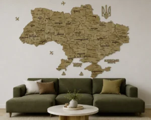 bagatosharova-karta-ukrainy-bez-pidsvitky-oak-01.webp Настінна 3D карта України без підсвітки колір Oak