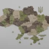 bagatosharova-karta-ukrainy-bez-pidsvitky-olive-02.webp Карта України на стіну з 3D ефектом без підсвітки колір Olive