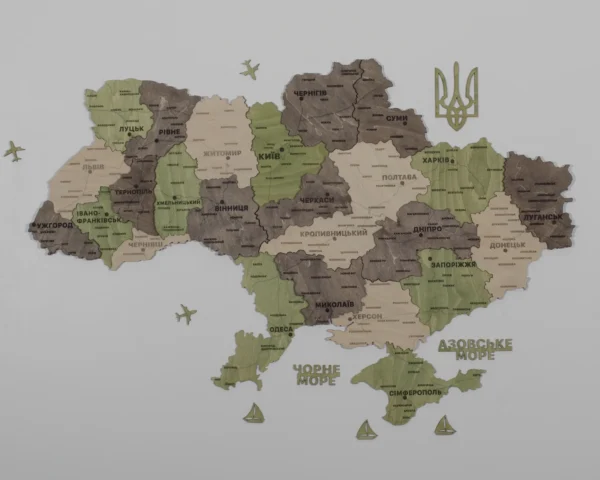 bagatosharova-karta-ukrainy-bez-pidsvitky-olive-02.webp Карта України на стіну з 3D ефектом без підсвітки колір Olive