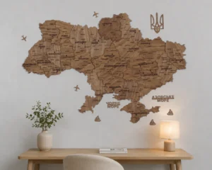 bagatosharova-karta-ukrainy-bez-pidsvitky-wood01.webp Деревʼяна карта України на стіну без підсвітки колір Wood