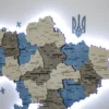 Деревʼяна карта України з підсвіткою по контуру колір Nord