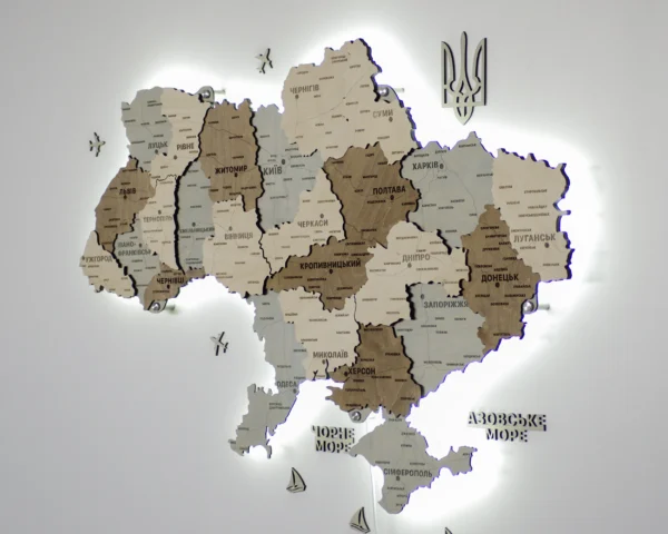 bagatosharova-karta-ukrainy-z-pidsvitkoiu-soft-09.webp Карта України із дерева з підсвіткою по контуру колір Soft