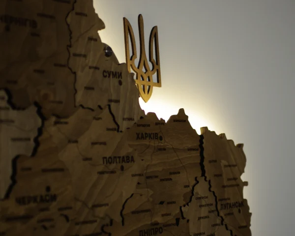 bagatosharova-karta-ukrainy-z-pidsvitkoiu-wood-08.webp Карта України із дерева 3D з підсвіткою по контуру колір Wood