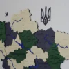 Карта України на стіну з підсвіткою по контуру колір Alpine