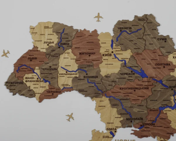 bagatosharova-karta-ukrainy-z-richkamy-bez-pidsvitky-amber-04.webp Багатошарова карта України на стіну з мальованими річками без підсвітки колір Amber