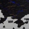 Карта України з деревини та LED-підсвіткою по контуру колір Black