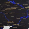 Карта України з деревини та LED-підсвіткою по контуру колір Black