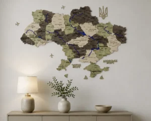 bagatosharova-karta-ukrainy-z-richkamy-bez-pidsvitky-olive-01.webp Карта України на стіну з 3D ефектом та фарбованими річками без підсвітки колір Olive