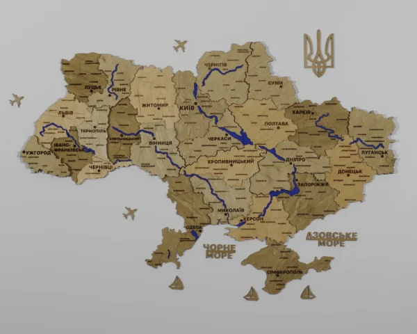 bagatosharova-karta-ukrainy-z-richkamy-bez-pidsvitky-sand-02.webp Карта України 3D з мальованими річками без підсвітки колір Sand