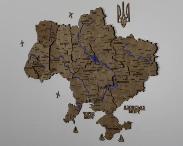 bagatosharova-karta-ukrainy-z-richkamy-bez-pidsvitky-wood-10.webp Деревʼяна карта України на стіну з мальованими річками без підсвітки колір Wood