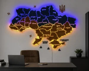 karta-ukrainy-z-pidsvitkoiu-mizh-oblastiamy-flag-01.webp Карта України із дерева з LED-підсвіткою між областями колір Flag