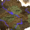 karta-ukrainy-z-pidsvitkoiu-richok-ta-konturiv-alpine-08.webp Настінна карта України з підсвіткою річок колір Forest