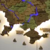 karta-ukrainy-z-pidsvitkoiu-richok-ta-konturiv-alpine-10.webp Настінна карта України з підсвіткою річок колір Forest