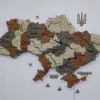 Карта України з LED-підсвіткою річок колір Maple