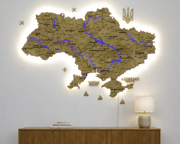 karta-ukrainy-z-pidsvitkoiu-richok-ta-konturiv-oak-01.webp Карта України 3D з підсвіткою річок колір Oak
