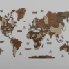 Багатошарова карта світу без підсвітки колір Maple
