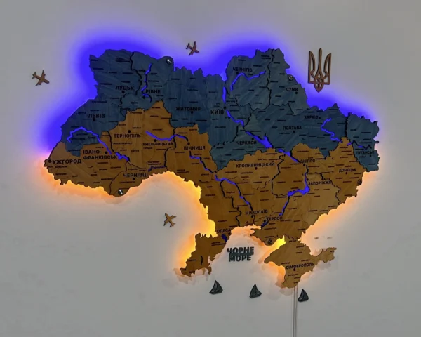 karta-ukrainy-z-pidsvitkoiu-richok-ta-konturiv-flag-02.webp Карта України 3D на стіну з підсвіткою контурів та річок колір Flag