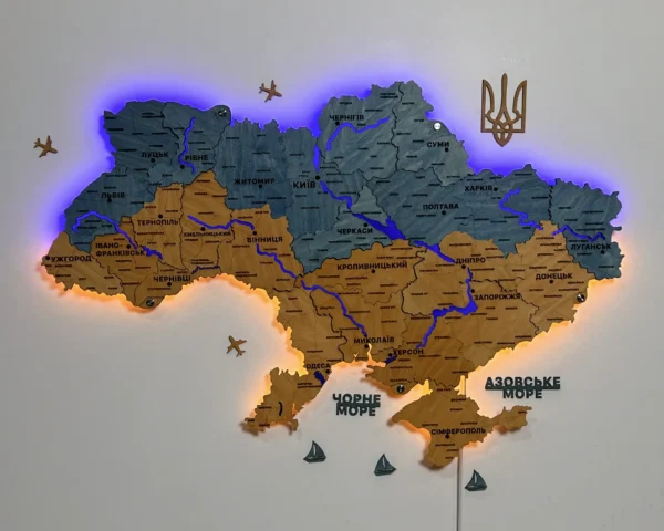 karta-ukrainy-z-pidsvitkoiu-richok-ta-konturiv-flag-05.webp Карта України 3D на стіну з підсвіткою контурів та річок колір Flag