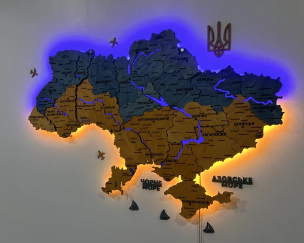 karta-ukrainy-z-pidsvitkoiu-richok-ta-konturiv-flag-06.webp Карта України 3D на стіну з підсвіткою контурів та річок колір Flag