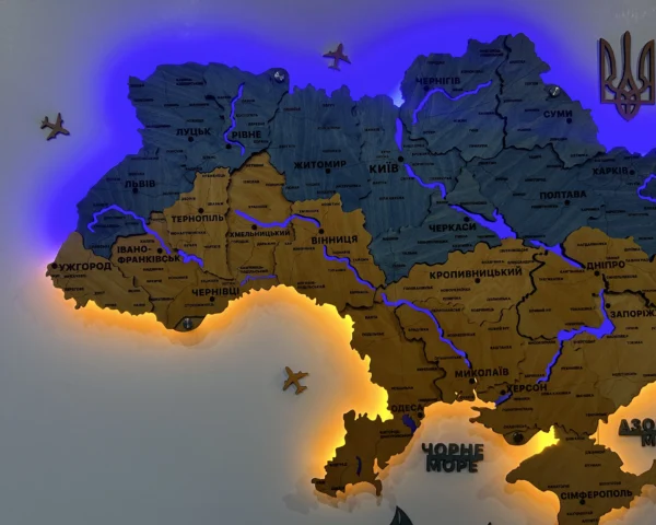 karta-ukrainy-z-pidsvitkoiu-richok-ta-konturiv-flag-10.webp Карта України 3D на стіну з підсвіткою контурів та річок колір Flag